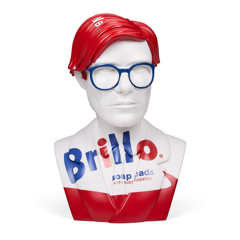 Andy Warhol The Bust 12" Art Sculpture - White Brillo Edition (Limited Edition of 300)