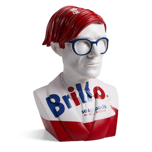 Andy Warhol The Bust 12" Art Sculpture - White Brillo Edition (Limited Edition of 300)