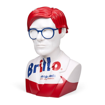 Andy Warhol The Bust 12" Art Sculpture - White Brillo Edition (Limited Edition of 300)
