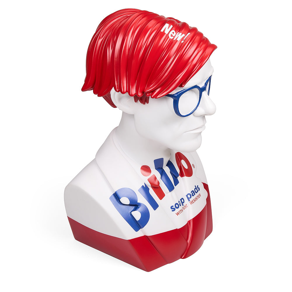 Andy Warhol The Bust 12" Art Sculpture - White Brillo Edition (Limited Edition of 300)