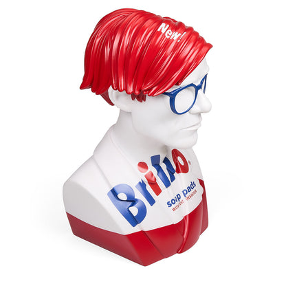 Andy Warhol The Bust 12" Art Sculpture - White Brillo Edition (Limited Edition of 300)