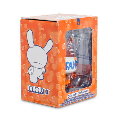 Kidrobot & Fanta® 3" Fanta Orange Resin Dunny Art Figure