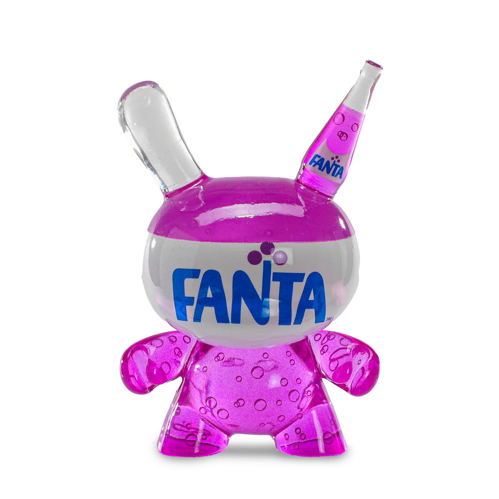 Kidrobot & Fanta® 3" Fanta Grape Resin Dunny Art Figure