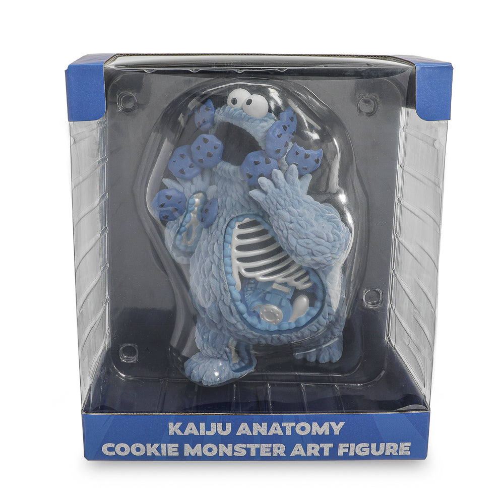 2025 CON EXCLUSIVE: Sesame Street - Kaiju Anatomy Cookie Monster 8" Flocked Vinyl Art Figure - Blue Pearl Edition (Limited Edition of 200)