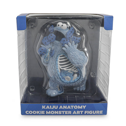 2025 CON EXCLUSIVE: Sesame Street - Kaiju Anatomy Cookie Monster 8" Flocked Vinyl Art Figure - Blue Pearl Edition (Limited Edition of 200)