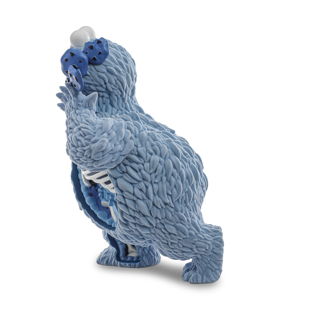 2025 CON EXCLUSIVE: Sesame Street - Kaiju Anatomy Cookie Monster 8" Flocked Vinyl Art Figure - Blue Pearl Edition (Limited Edition of 200)
