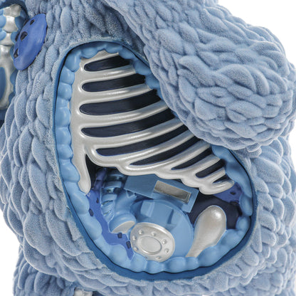 2025 CON EXCLUSIVE: Sesame Street - Kaiju Anatomy Cookie Monster 8" Flocked Vinyl Art Figure - Blue Pearl Edition (Limited Edition of 200)