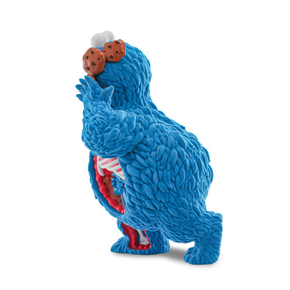 Sesame Street - Kaiju Anatomy Cookie Monster 8" Flocked Vinyl Art Figure