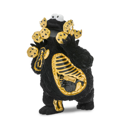Sesame Street - Kaiju Anatomy Cookie Monster 8" Vinyl Art Figure - Midnight Edition - Kidrobot.com Exclusive (Limited Edition of 300)