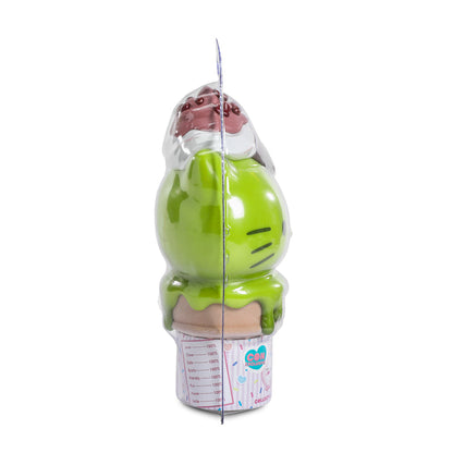 2025 CON EXCLUSIVE: Hello Kitty® Ice Cream Cone 6” Vinyl Art Figure – Glow-in-the-Dark Matcha with Chocolate Edition (Limited Edition of 500)