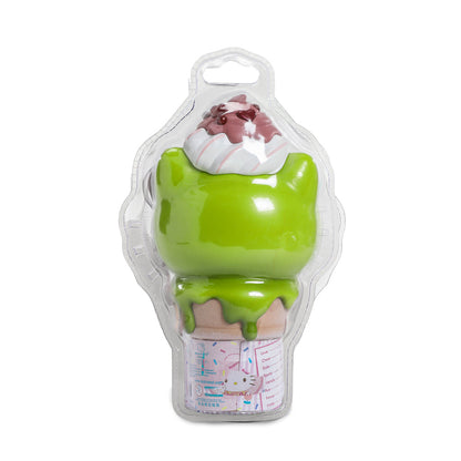 2025 CON EXCLUSIVE: Hello Kitty® Ice Cream Cone 6” Vinyl Art Figure – Glow-in-the-Dark Matcha with Chocolate Edition (Limited Edition of 500)