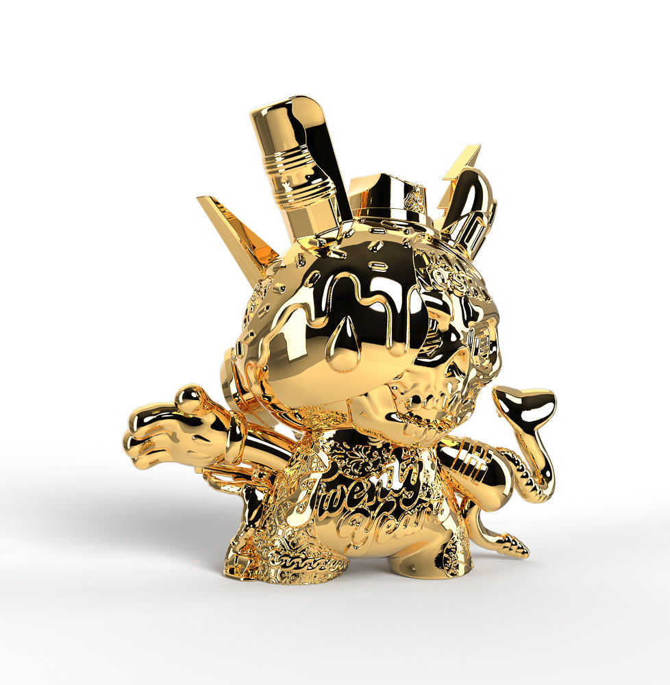 DCON 2024: 20th Anniversary Still Life Dunny 8" Art Figure by Tristan Eaton - Montana Gold Edition (Limited Edition of 300)