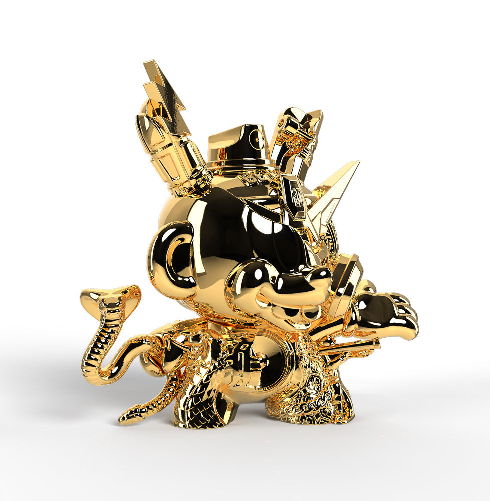 DCON 2024: 20th Anniversary Still Life Dunny 8" Art Figure by Tristan Eaton - Montana Gold Edition (Limited Edition of 300)