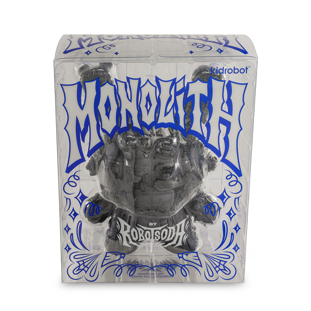 MONOLITH Dunny 8" Vinyl Art Figure by ROBOT SODA - Onyx Edition (Limited to 300)