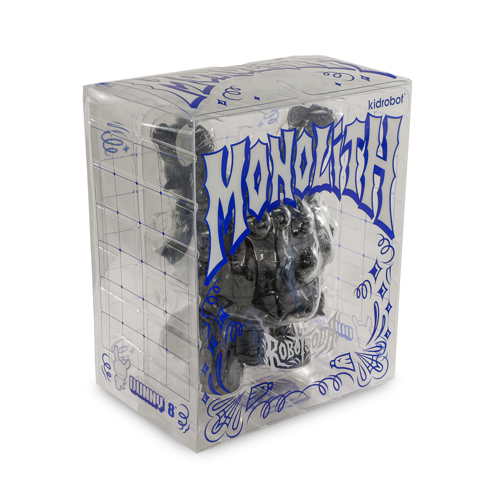 MONOLITH Dunny 8" Vinyl Art Figure by ROBOT SODA - Onyx Edition (Limited to 300)