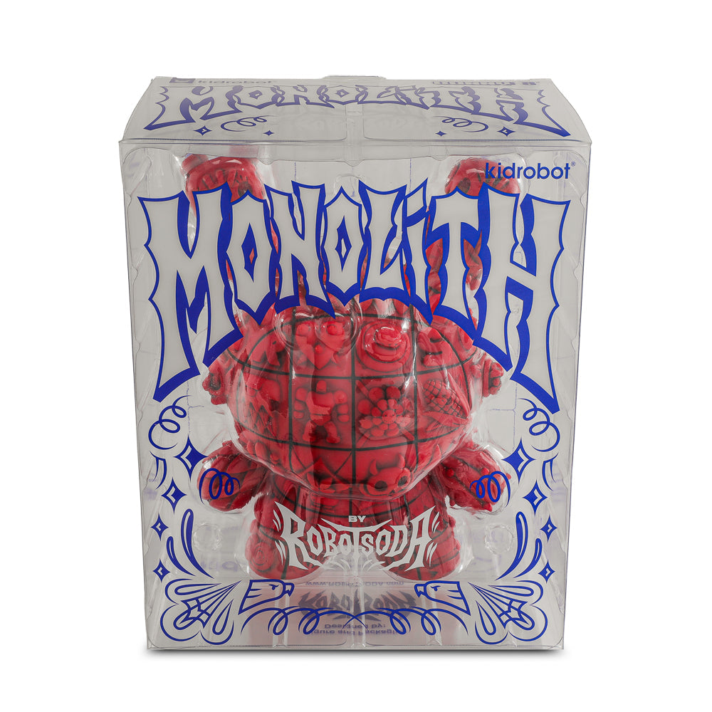 MONOLITH Dunny 8" Sculpted Vinyl Art Figure by ROBOT SODA - Sangre Edition (Limited to 150)