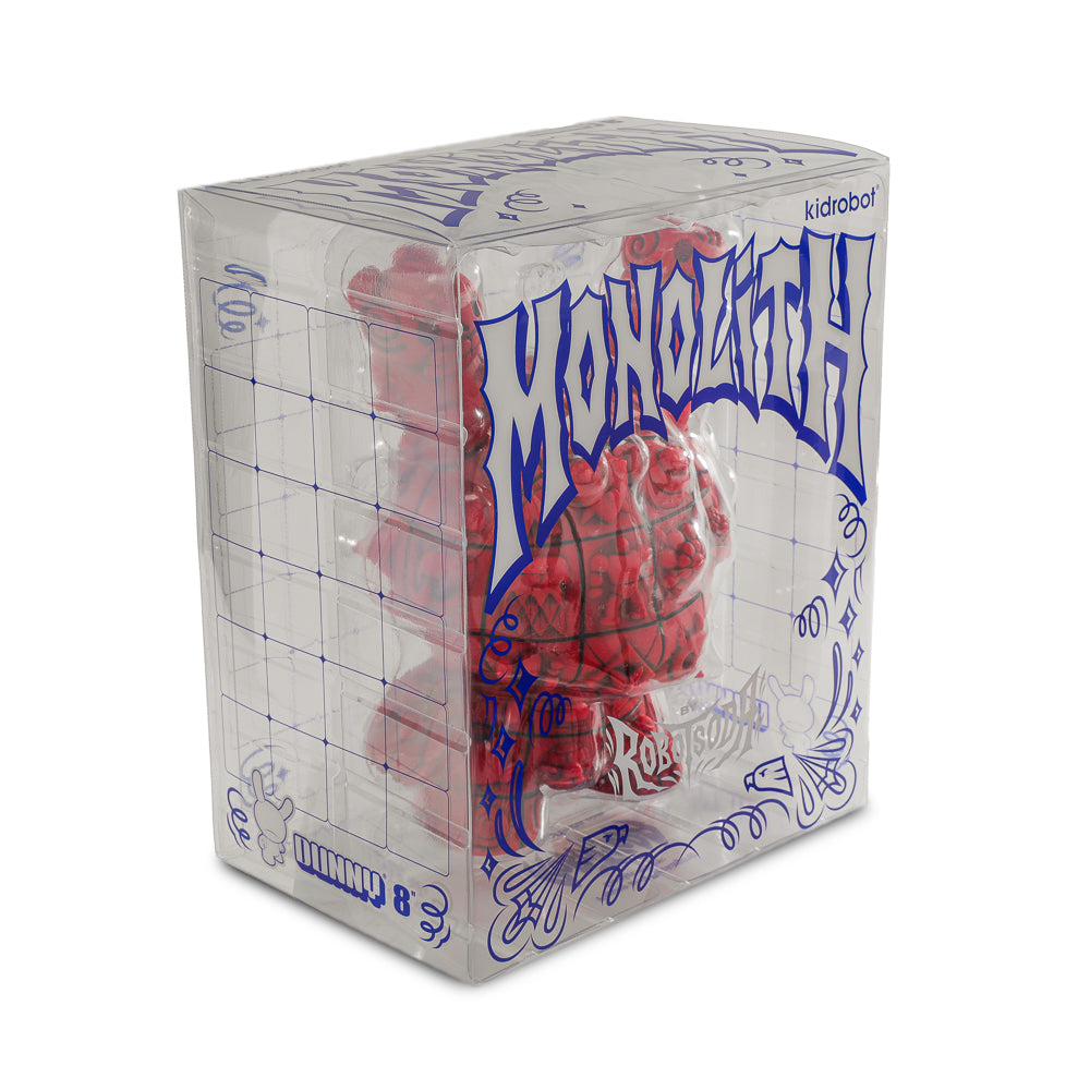 MONOLITH 8" Dunny Art Figures by ROBOT SODA - Complete Series Bundle - Jade, Onyx & Sangre Limited Editions