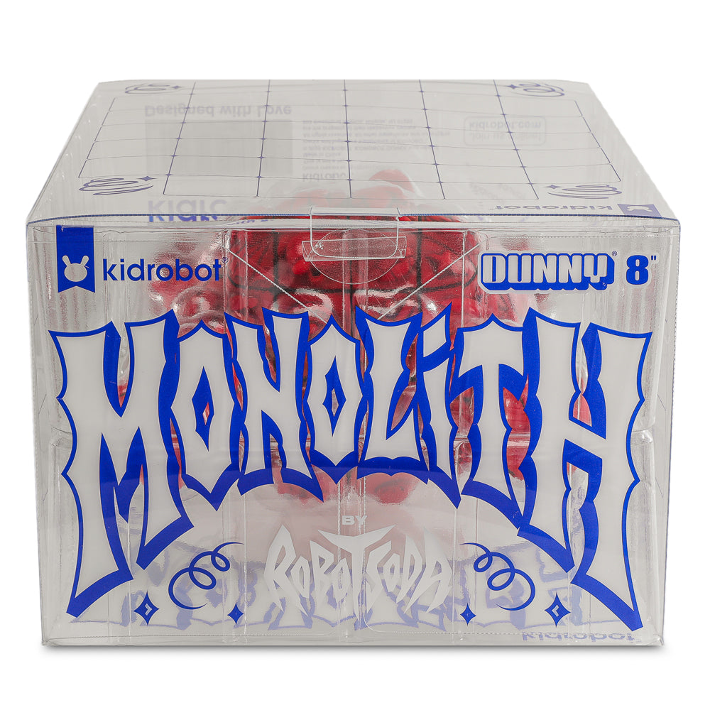 MONOLITH 8" Dunny Art Figures by ROBOT SODA - Complete Series Bundle - Jade, Onyx & Sangre Limited Editions