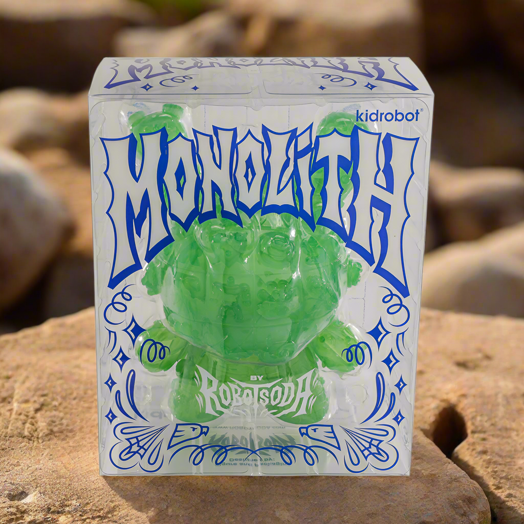MONOLITH Dunny 8" Vinyl Art Figure by ROBOT SODA - Jade Edition (Limited Edition of 300)