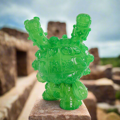 MONOLITH Dunny 8" Vinyl Art Figure by ROBOT SODA - Jade Edition (Limited Edition of 300)