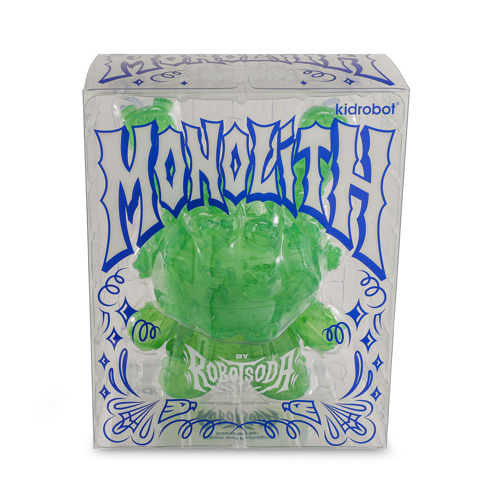 MONOLITH Dunny 8" Vinyl Art Figure by ROBOT SODA - Jade Edition (Limited Edition of 300)