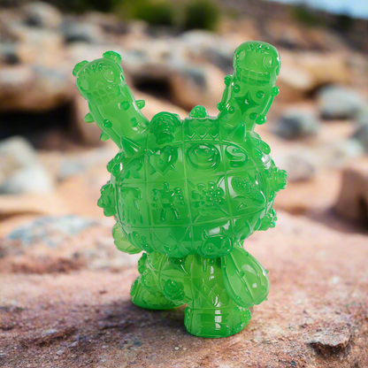 MONOLITH Dunny 8" Vinyl Art Figure by ROBOT SODA - Jade Edition (Limited Edition of 300)
