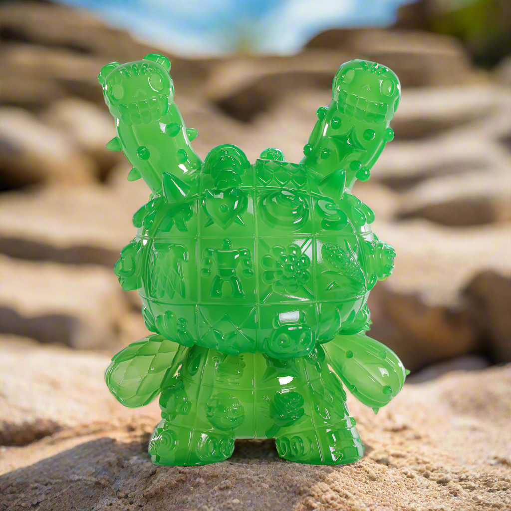 MONOLITH 8" Dunny Art Figures by ROBOT SODA - Complete Series Bundle - Jade, Onyx & Sangre Limited Editions