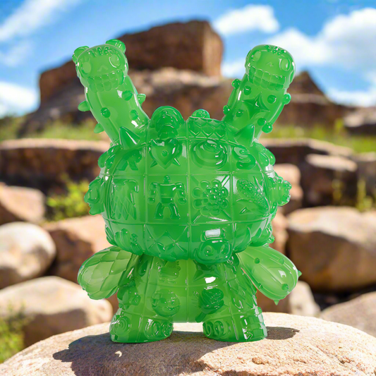 MONOLITH Dunny 8" Vinyl Art Figure by ROBOT SODA - Jade Edition (Limited Edition of 300)