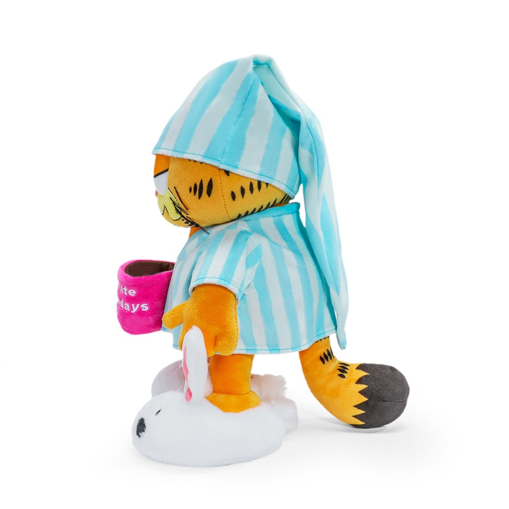 I Hate Mondays Grouchy Garfield in Pajamas and Slippers 13” Plush