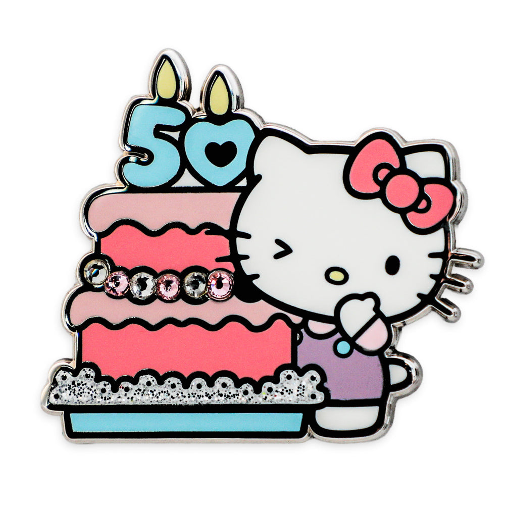 SDCC 2024: Hello Kitty® 50th Anniversary Premium Pins & Lanyard Set (Limited Edition of 800)