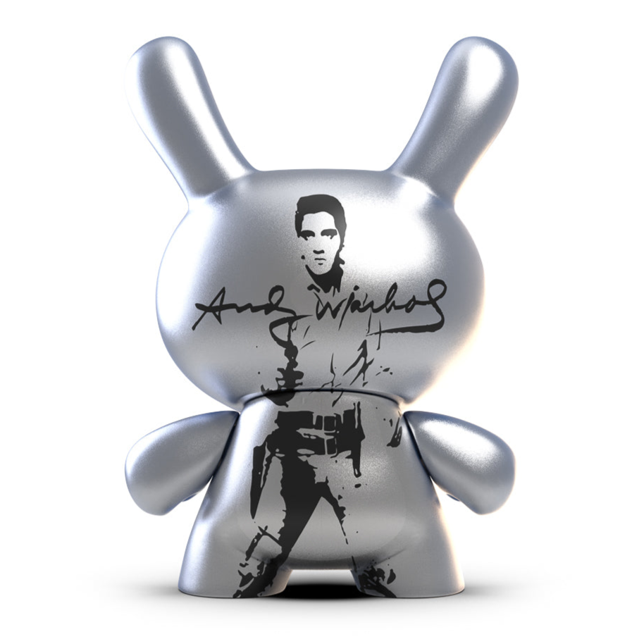 Andy Warhol 8” Masterpiece Flaming Star Elvis Dunny Art Figure - Limited Edition of 500