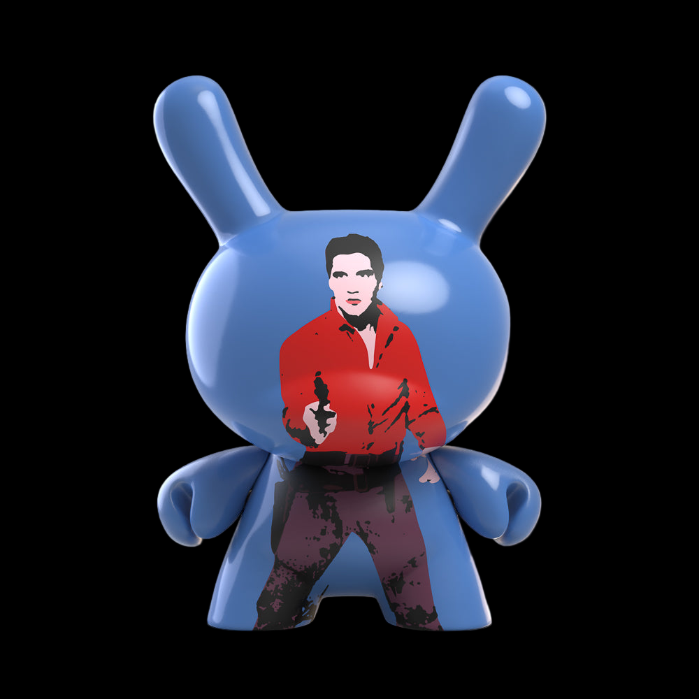 Andy Warhol 8” Masterpiece Flaming Star Elvis Dunny Art Figure - Limited Edition of 500