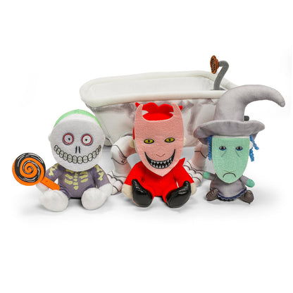The Nightmare Before Christmas Lock, Shock & Barrel in Bathtub 9” Interactive Plush