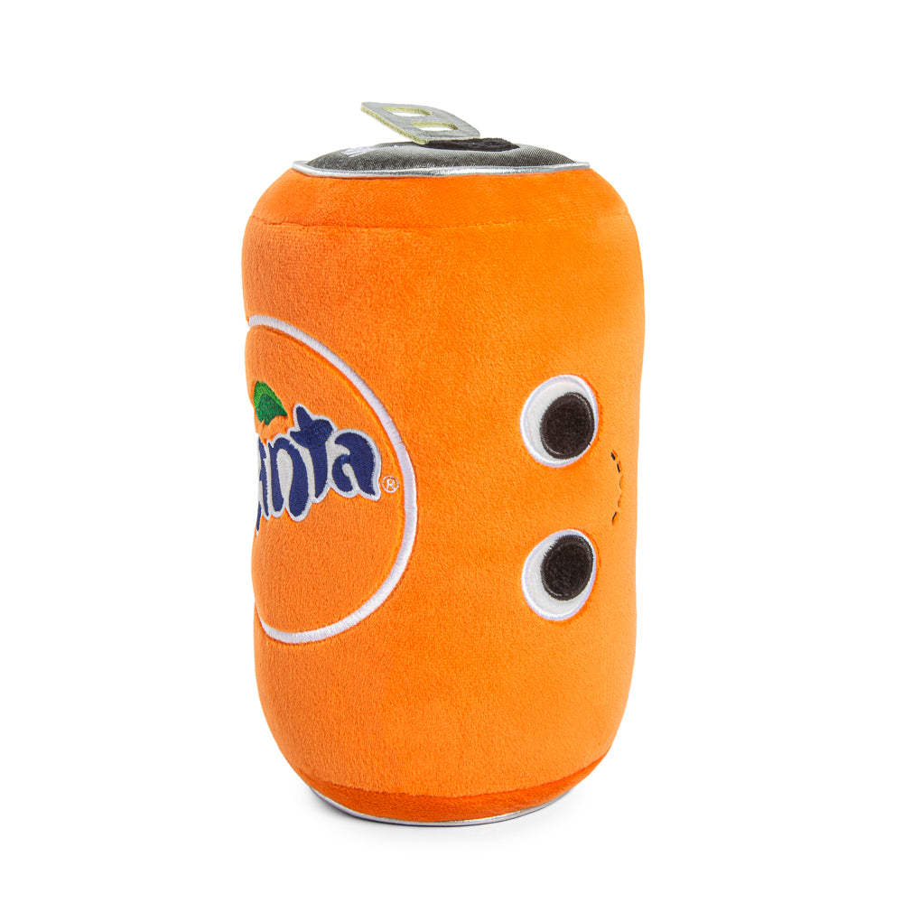 Yummy World & Fanta® 10” Fanta Orange Soda Can Plush with Sound