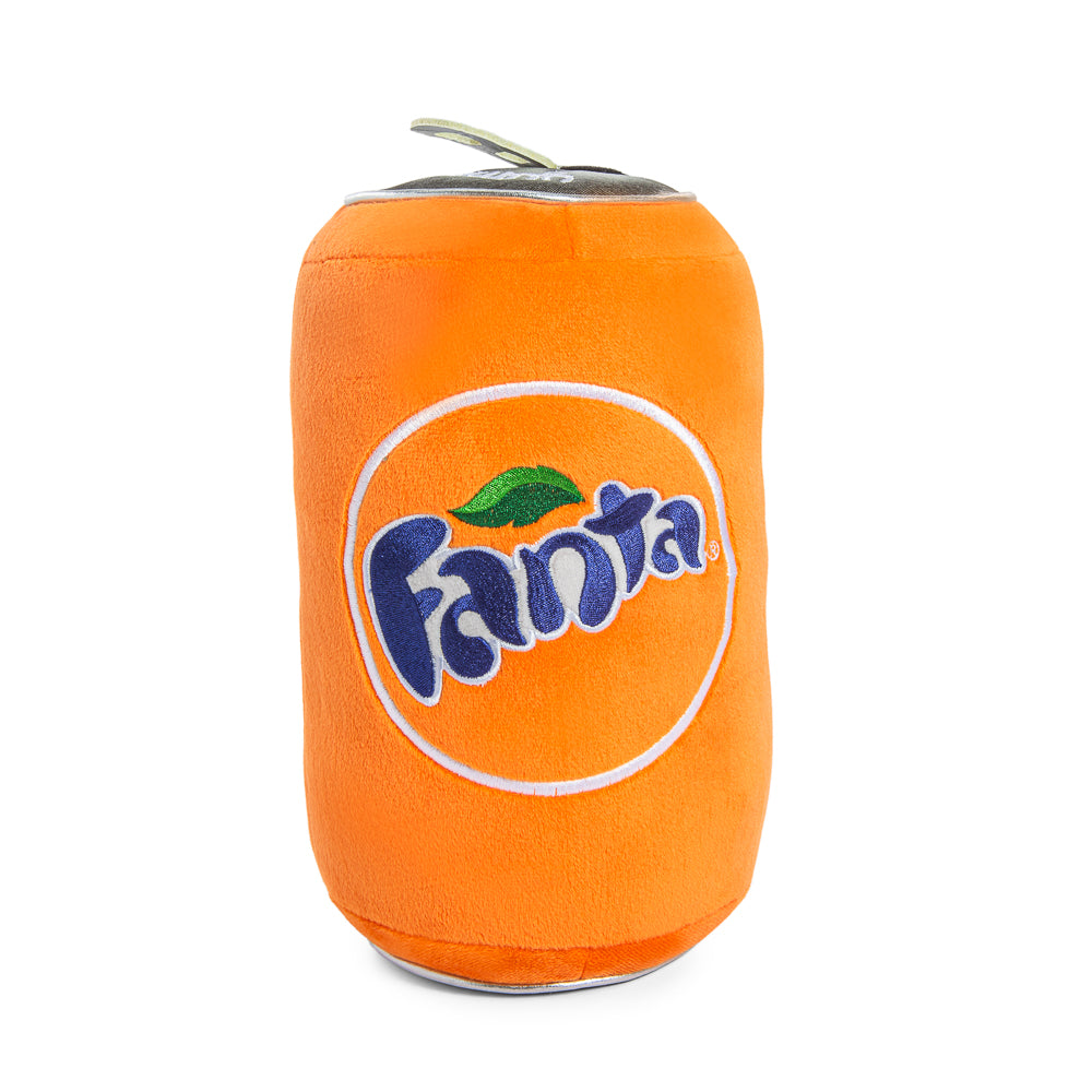 Yummy World & Fanta® 10” Fanta Orange Soda Can Plush with Sound