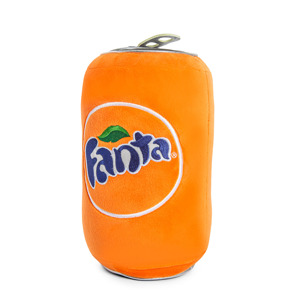 Yummy World & Fanta® 10” Fanta Orange Soda Can Plush with Sound