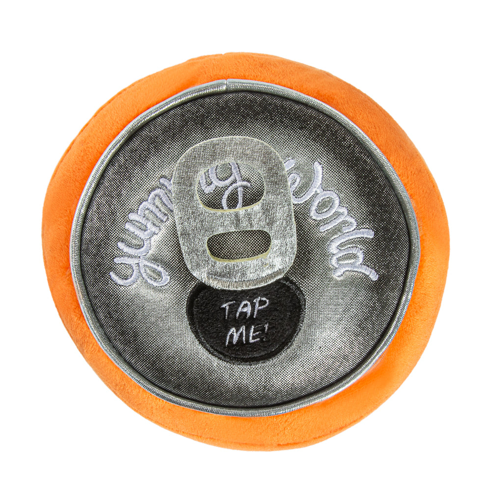 Yummy World & Fanta® 10” Fanta Orange Soda Can Plush with Sound