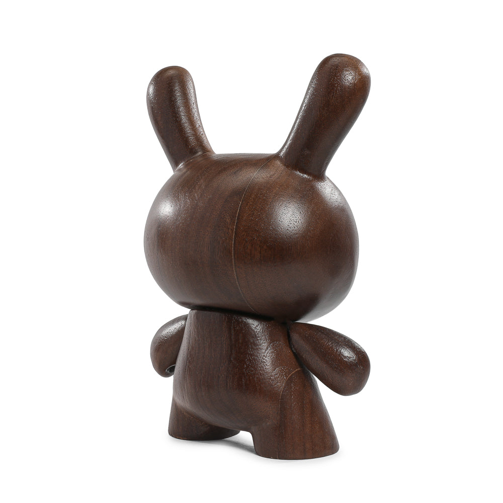 Kidrobot RAW Black Walnut 8" Wood Dunny (Limited Edition of 1000) (PRE-ORDER)