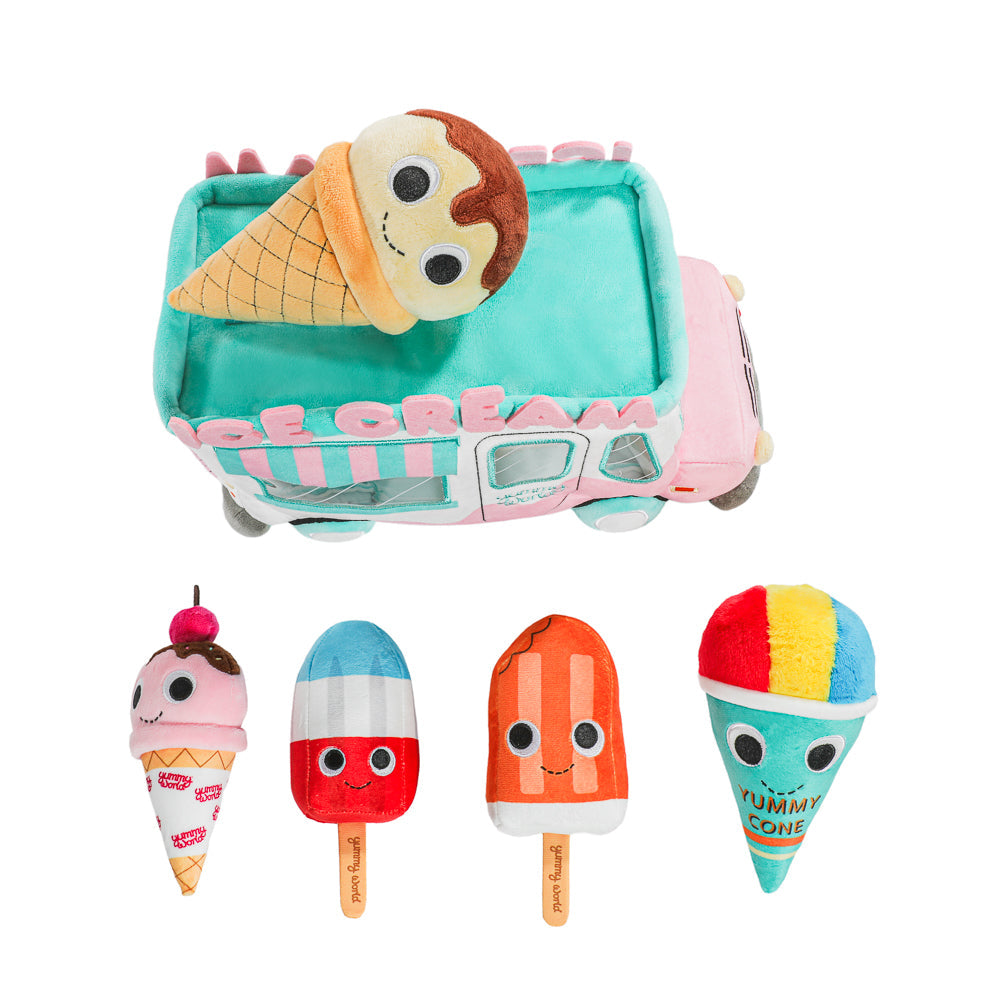 Yummy World Ice Cream Truck Interactive Plush with Sound