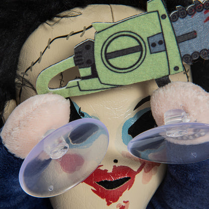 Texas Chainsaw Massacre Leatherface with Pretty Woman Mask Plush Window Clinger