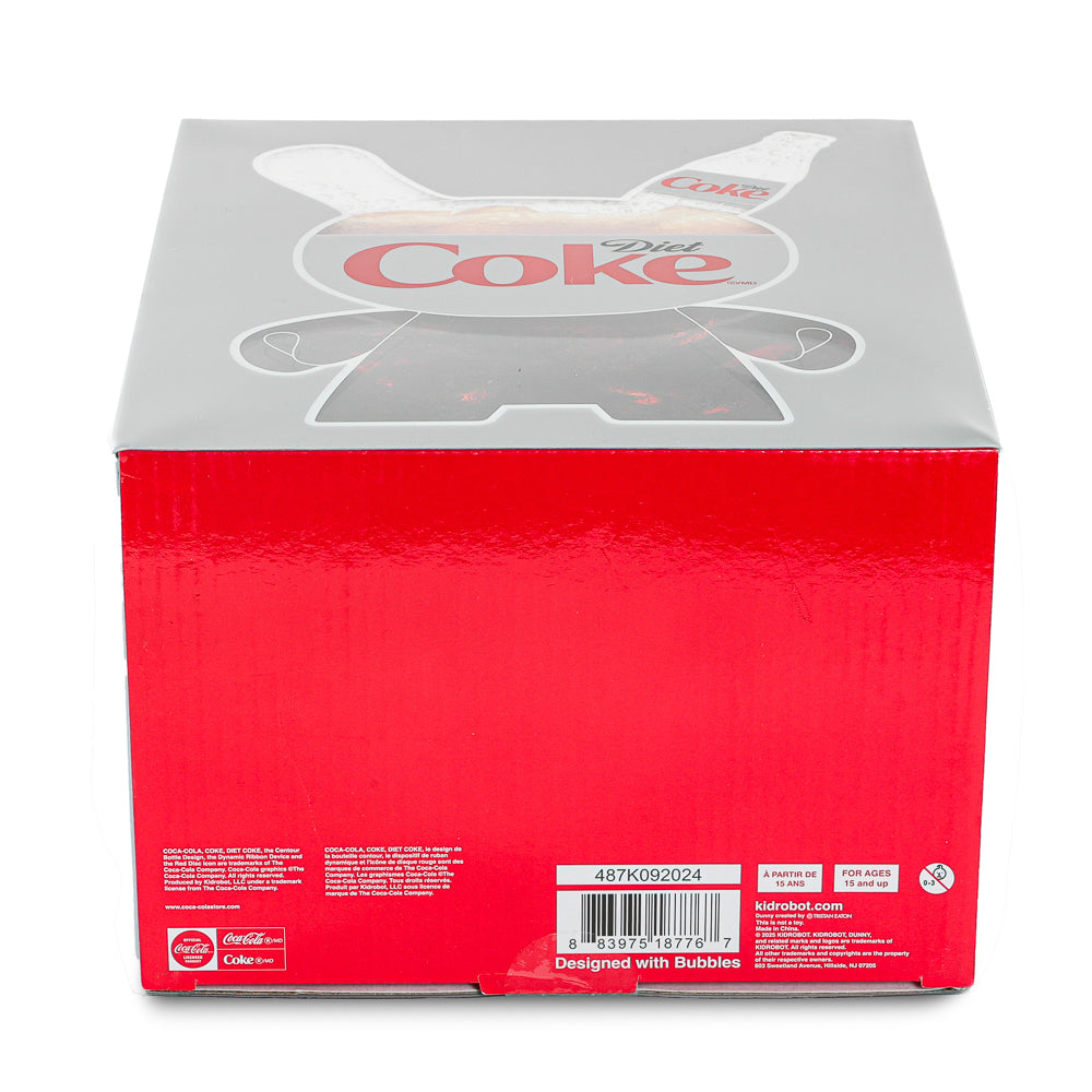 Kidrobot & Diet Coke® 8" Resin Dunny Art Figure - Limited Edition of 1000