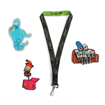 NYCC 2024: The Simpsons Treehouse of Horror Interactive Pins & Lanyard Set (Limited Edition of 600)