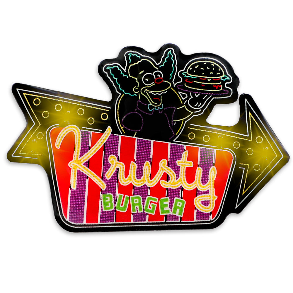 SDCC 2024: The Simpsons Neon Signs Light-Up Pins & Lanyard Set (Limited Edition of 1000)