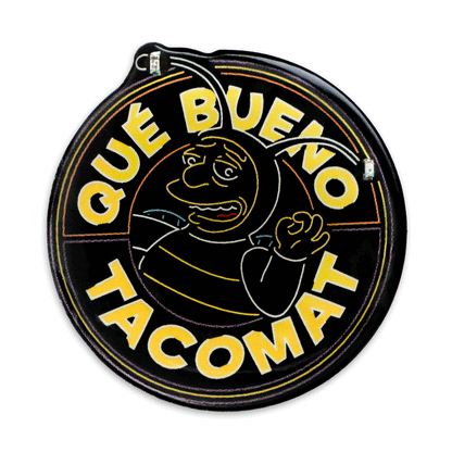 SDCC 2024: The Simpsons Neon Signs Light-Up Pins & Lanyard Set (Limited Edition of 1000)