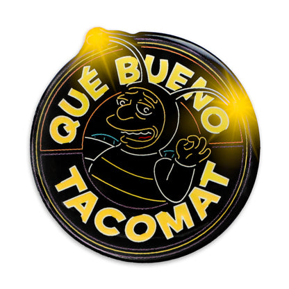 SDCC 2024: The Simpsons Neon Signs Light-Up Pins & Lanyard Set (Limited Edition of 1000)