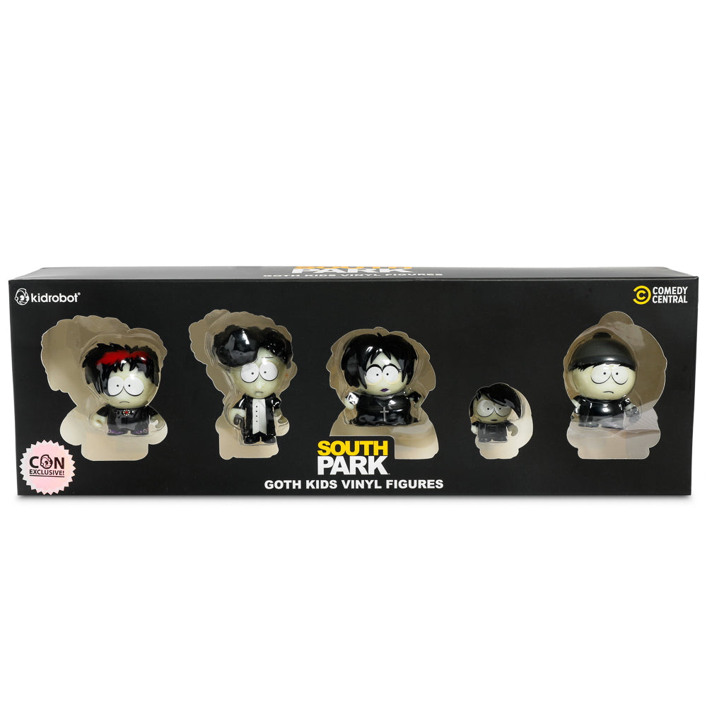 2024 CON EXCLUSIVE: South Park Goth Kids Glow-in-the-Dark Vinyl Mini Figures 5-Pack (Limited Edition of 500) - SOLD OUT
