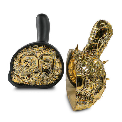 20th Anniversary Dunny Head 12" Art Figure - "Crown Jewels" by Tristan Eaton - Black & Gold Edition (Limited Edition of 300)