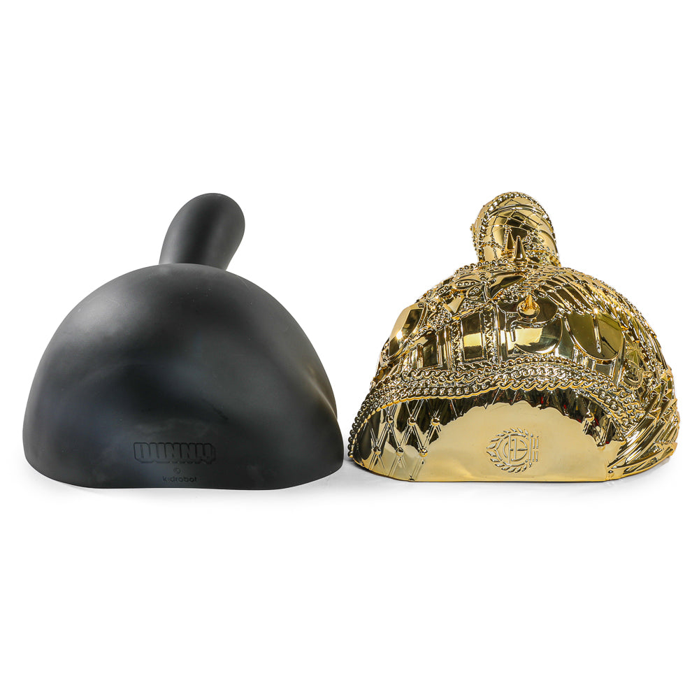 20th Anniversary Dunny Head 12" Art Figure - "Crown Jewels" by Tristan Eaton - Black & Gold Edition (Limited Edition of 300)