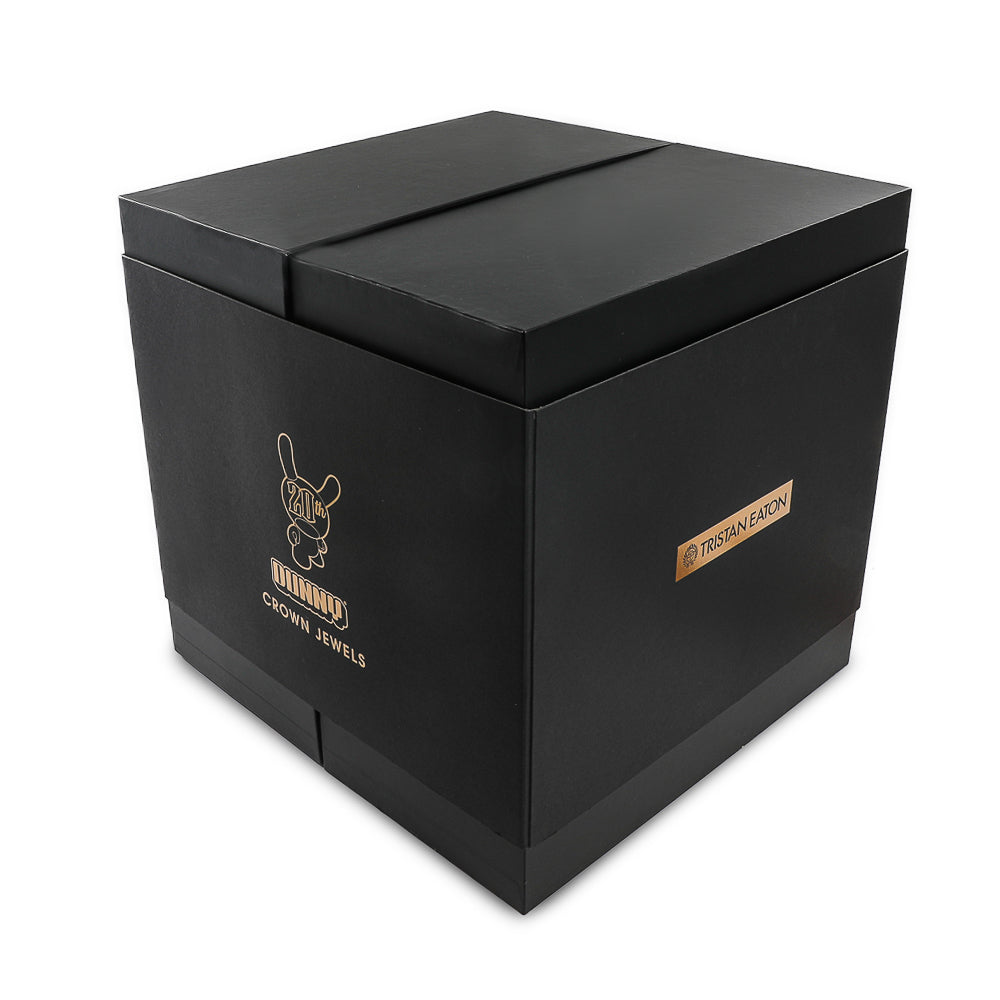 20th Anniversary Dunny Head 12" Art Figure - "Crown Jewels" by Tristan Eaton - Black & Gold Edition (Limited Edition of 300)