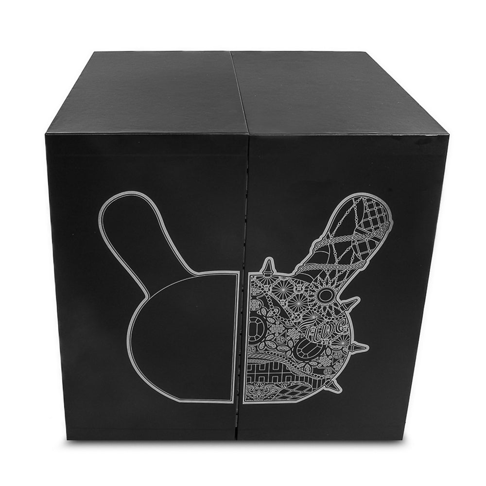 20th Anniversary Dunny Head 12" Art Figure - "Crown Jewels" by Tristan Eaton - White & Silver Edition (Limited Edition of 300)